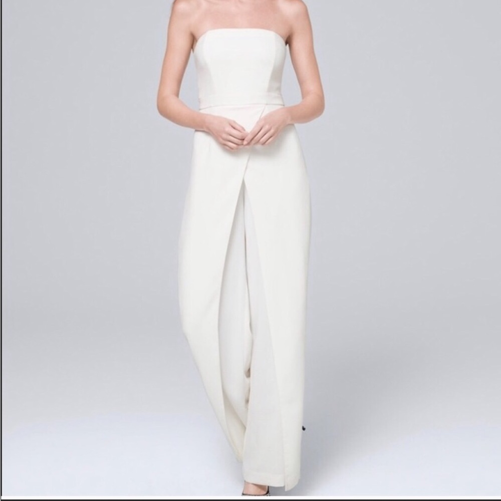 WHBM Ivory Jumpsuit